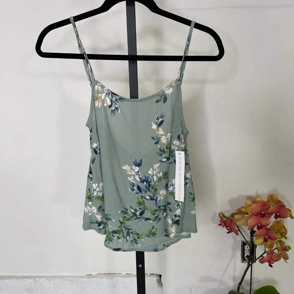 NWT Flynn Skye Nomad Women's Adjustable Straps Brush Stroke Tank Top Size XS